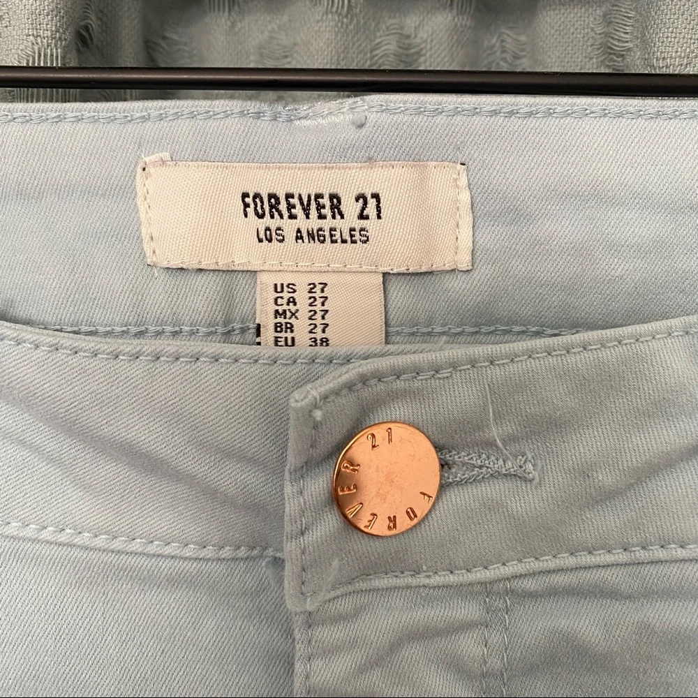 🌈5/$25! Forever 21 light blue pants - Picture 3 of 5